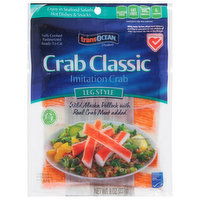 TransOcean Imitation Crab, Leg Style, 8 Ounce