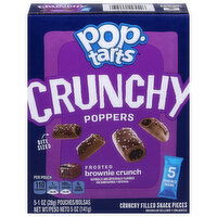 Pop-Tarts Crunchy Poppers, Frosted Brownie Crunch - 5 Each