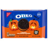 Oreo 6 Spooky Halloween Design Chocolate Sandwich Cookies Glow in the Dark Pack - 18.71 Ounce