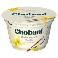 Chobani Yogurt, Nonfat, Greek, Vanilla - 5.3 Ounce