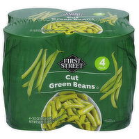 First Street Green Beans, Cut - 4 Each