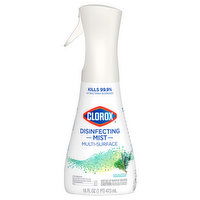 Clorox Disinfecting Mist, Eucalyptus Peppermint, Multi-Surface - 16 Ounce