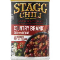 Stagg Chili, with Beans, Country Brand, 15 Ounce