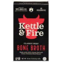 Kettle & Fire Classic Beef Bone Broth - 16.9 Ounce