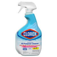 Clorox All Purpose Cleaner, Disinfecting, Crisp Lemon, 32 Ounce