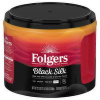 Folgers Coffee, Ground, Dark, Black Silk, 22.6 Ounce