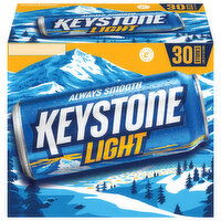 Keystone Light Beer, 30 Pack - 30 Each