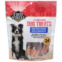 First Street Dog Treats, 5 Flavor Kabobs, 24 Each