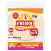 Mission Super Soft White Super Size Corn Tortillas