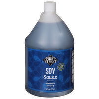 First Street Soy Sauce, Gluten Free, 1 Gallon