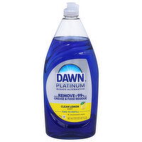 Dawn Dishwashing Liquid, Clean Lemon Scent, Platinum, 32.7 Ounce