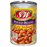 S&W Low Sodium Pinto Beans - 15.5 Ounce
