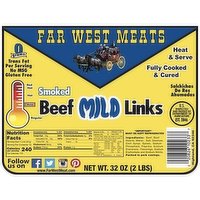 Far West Beef Mild Links, 32 Ounce