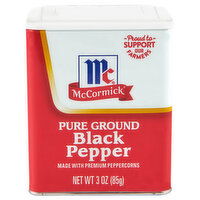 McCormick Pure Ground Black Pepper, 3 Ounce