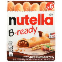 Nutella Wafer, Hazelnut Spread with Cocoa, Crispy - 6 Each