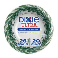Dixie Ultra Paper Bowls, 20 oz, Multi-Color, 26 Count - 26 Each