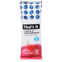 That's It Fruit Bar, Apple + Blueberries - 1.2 Ounce