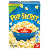 Pop-Secret Popcorn, Premium, Extra Butter - 3 Each