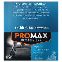 Promax Protein Bar, Double Fudge Brownie