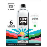 LifeWtr LifeWtr Purified Water 1 L 6 Count Bottle - 6 Each