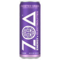ZOA Energy Drink Frosted Grape Single - 12 Ounce