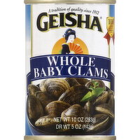 Geisha Whole Baby Clams - 10 Ounce