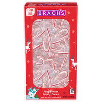 Brach's Candy Canes, Peppermint, Mini, 100 Each