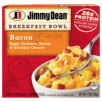 Jimmy Dean Breakfast Bowl, Bacon - 7 Ounce