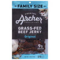 Country Archer Beef Jerky, Original, Family Size - 7 Ounce