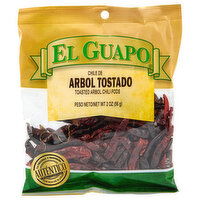 El Guapo Toasted Arbol Chili Pod - 2 Ounce