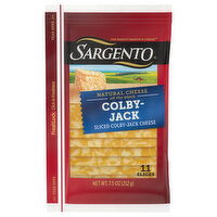 Sargento Sliced Cheese, Natural, Colby-Jack - 11 Each