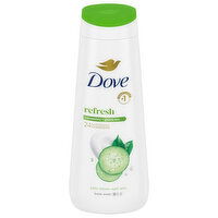 Dove Body Wash, Refreshing, Cucumber + Green Tea - 20 Fluid ounce