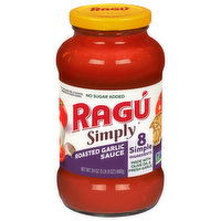 Ragu Sauce, Roasted Garlic, 24 Ounce