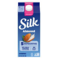 Silk Unsweetened Almond Milk - 64 Fluid ounce