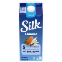 Silk Vanilla Shelf Stable Dairy Free Almond Milk