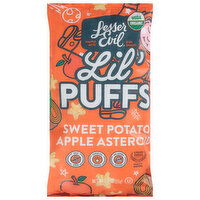 LesserEvil Lil' Puffs, Sweet Potato Apple Asteroid - 2.5 Ounce