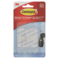 Command Hooks, Clear, Mini - 1 Each