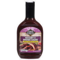 First Street Sweet Barbecue Sauce, Hickory & Brown Sugar - 40 Ounce