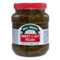 Mrs Kleins Sweet N Hot Relish 16 oz - 16 Ounce
