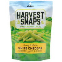 Harvest Snaps Baked Green Pea Snacks, White Cheddar - 3 Ounce