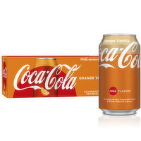 Coca-Cola Orange Vanilla Soda Cans - 12 Each