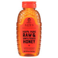 Nature Nate's Honey Co. Honey, Raw & Unfiltered, 100% Pure - 16 Ounce