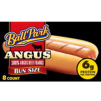 Ball Park Bun Length Angus Beef Hot Dogs