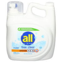 All Detergent, Advanced OXI, Free Clear