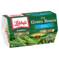 Libby's Green Beans, Cut, Microwavable, 4 Each