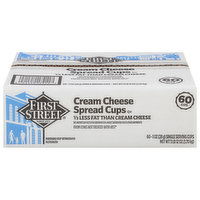 First Street Cream Cheese Spread Cups - 60 Each