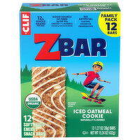 Zbar Family Pack Iced Oatmeal Cookie Baked Whole Grain Energy Snack Bars - 12 Each