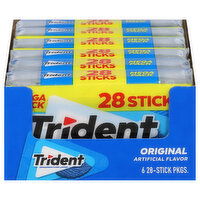 Trident Gum, Sugar Free, Original, Mega Pack - 6 Each