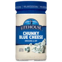 Litehouse Dressing, Chunky Blue Cheese Dressing & Dip  - 13 Fluid ounce