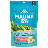 Mauna Loa Macadamias, Dry Roasted, Hawaiian Sea Salt, 4 Ounce